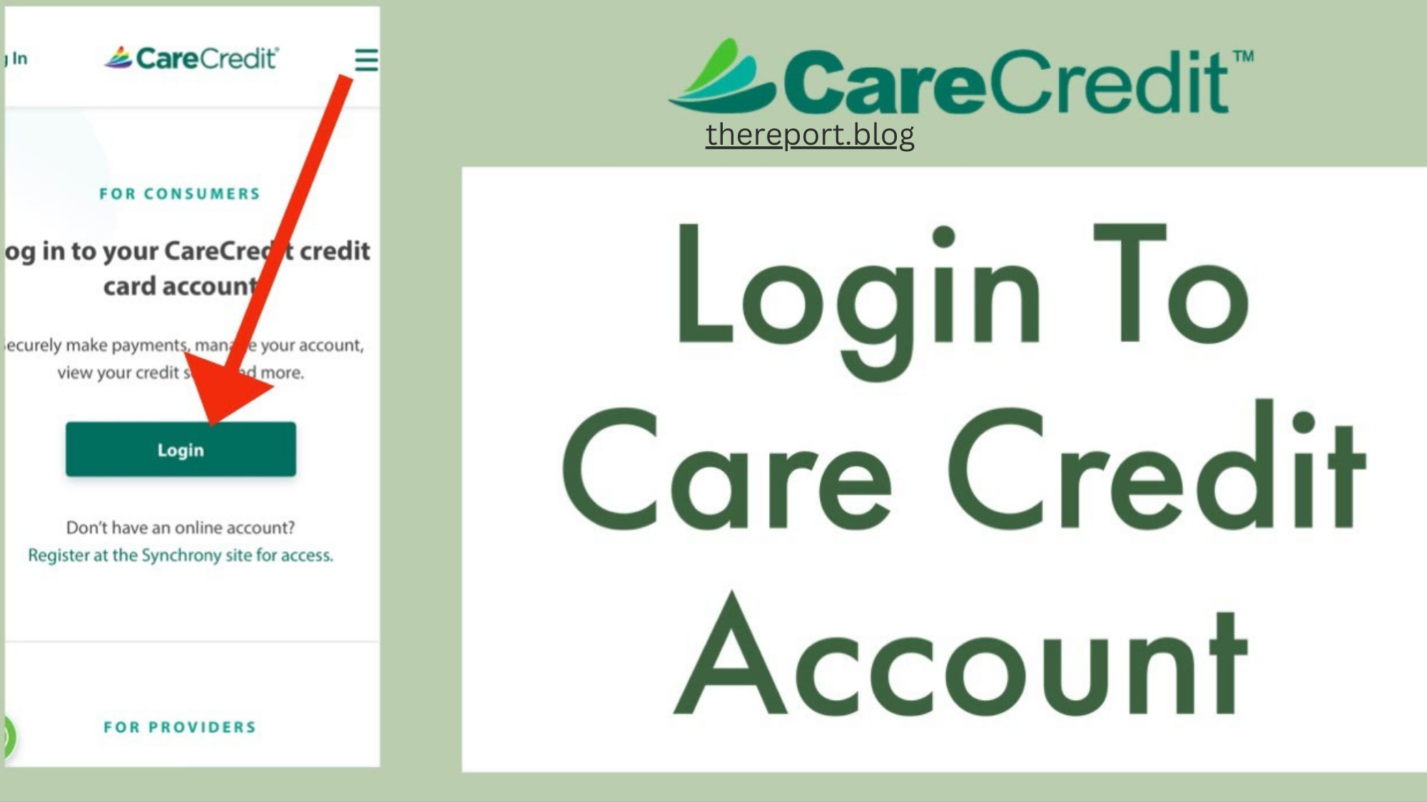 carecredit provider login